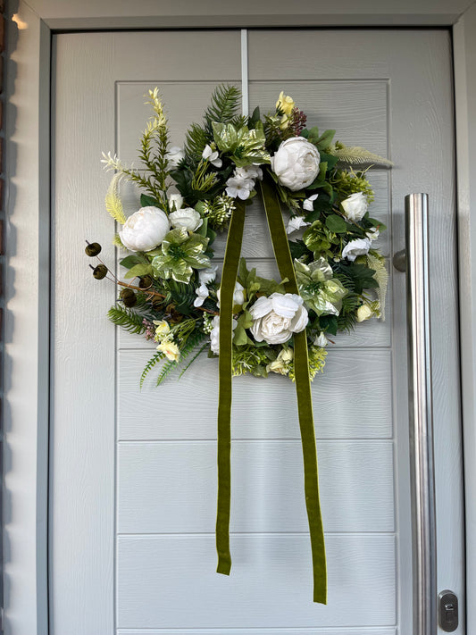 Autumn/Winter artificial floral wreath