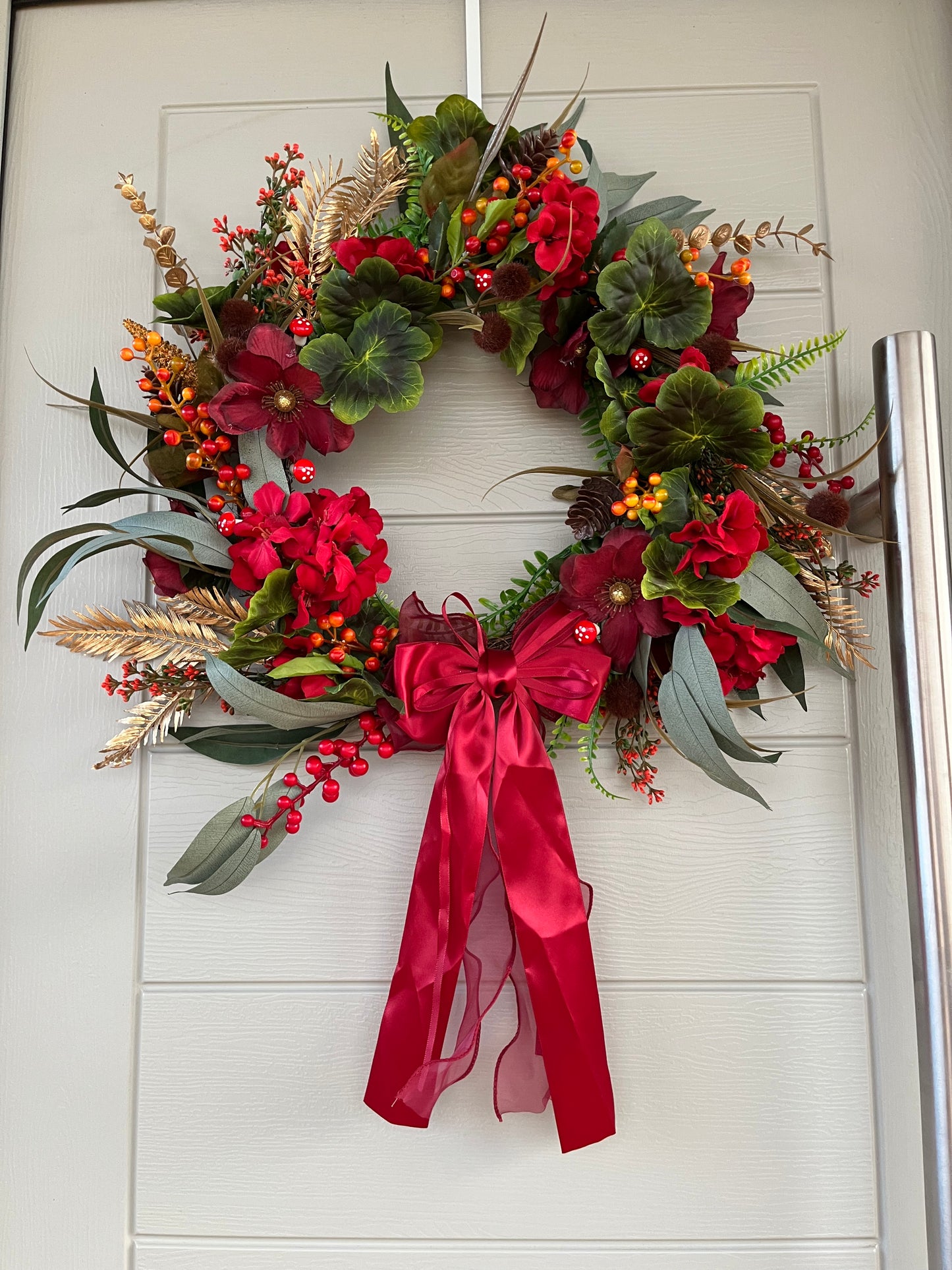Autumn/Winter artificial floral wreath