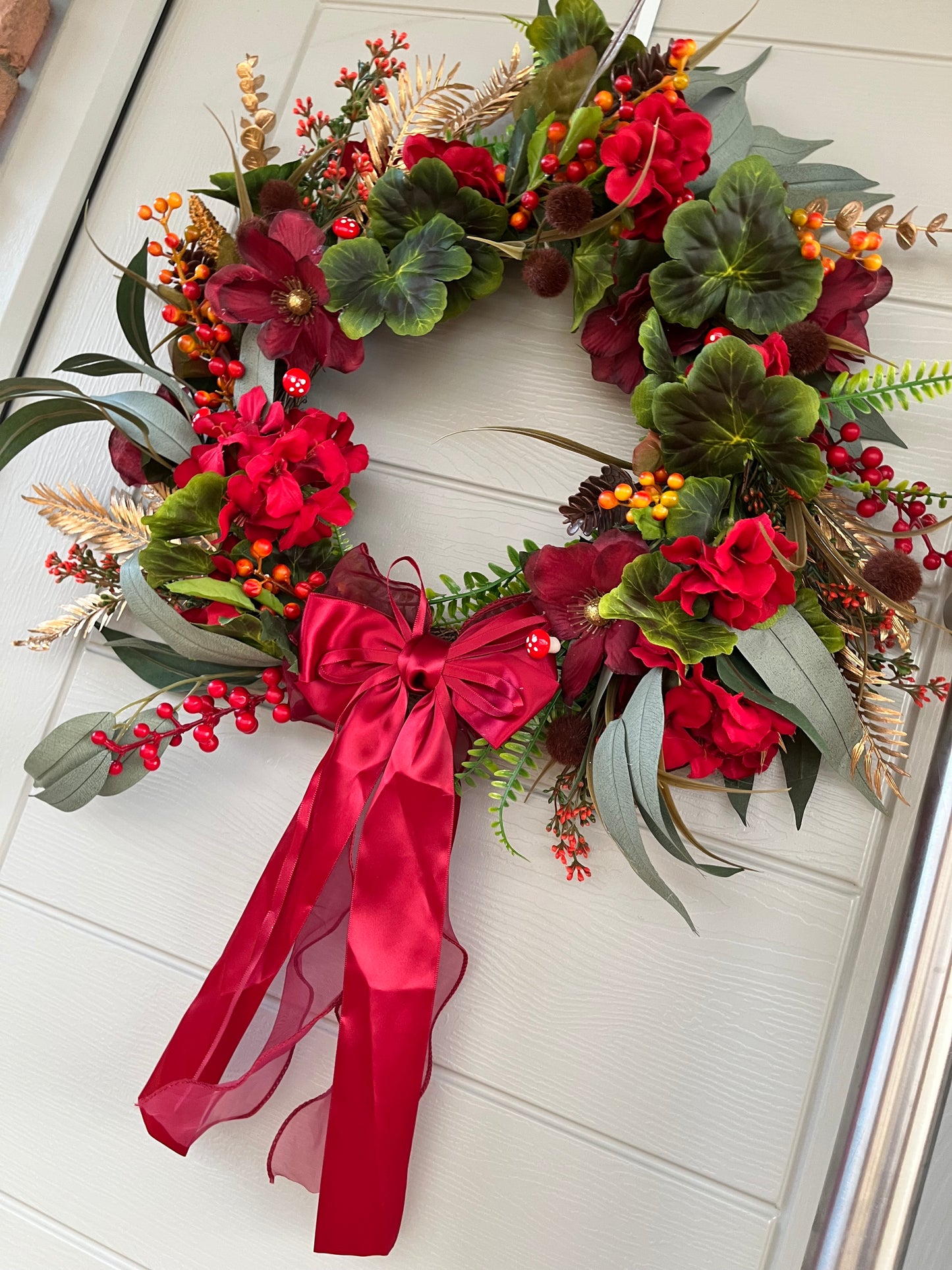 Autumn/Winter artificial floral wreath