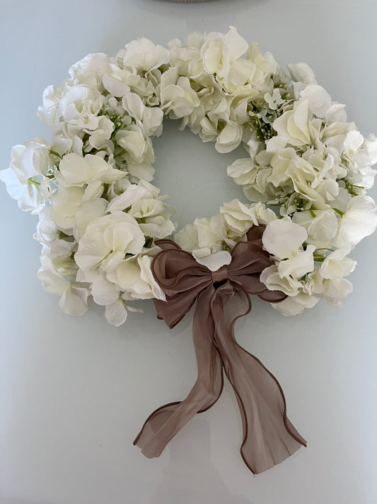 Artificial Hydrangea wreath