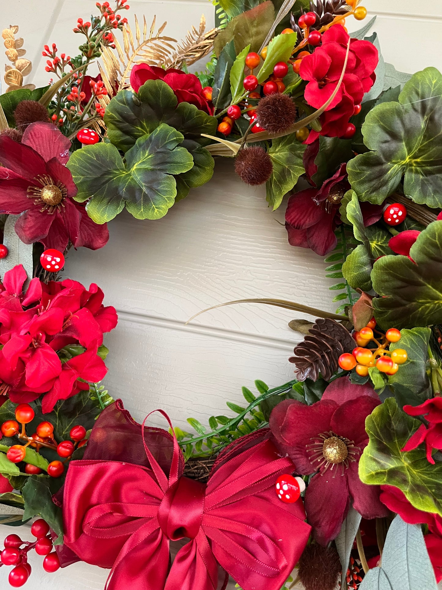 Autumn/Winter artificial floral wreath